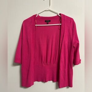 Le Chateau Pink Short Cardigan